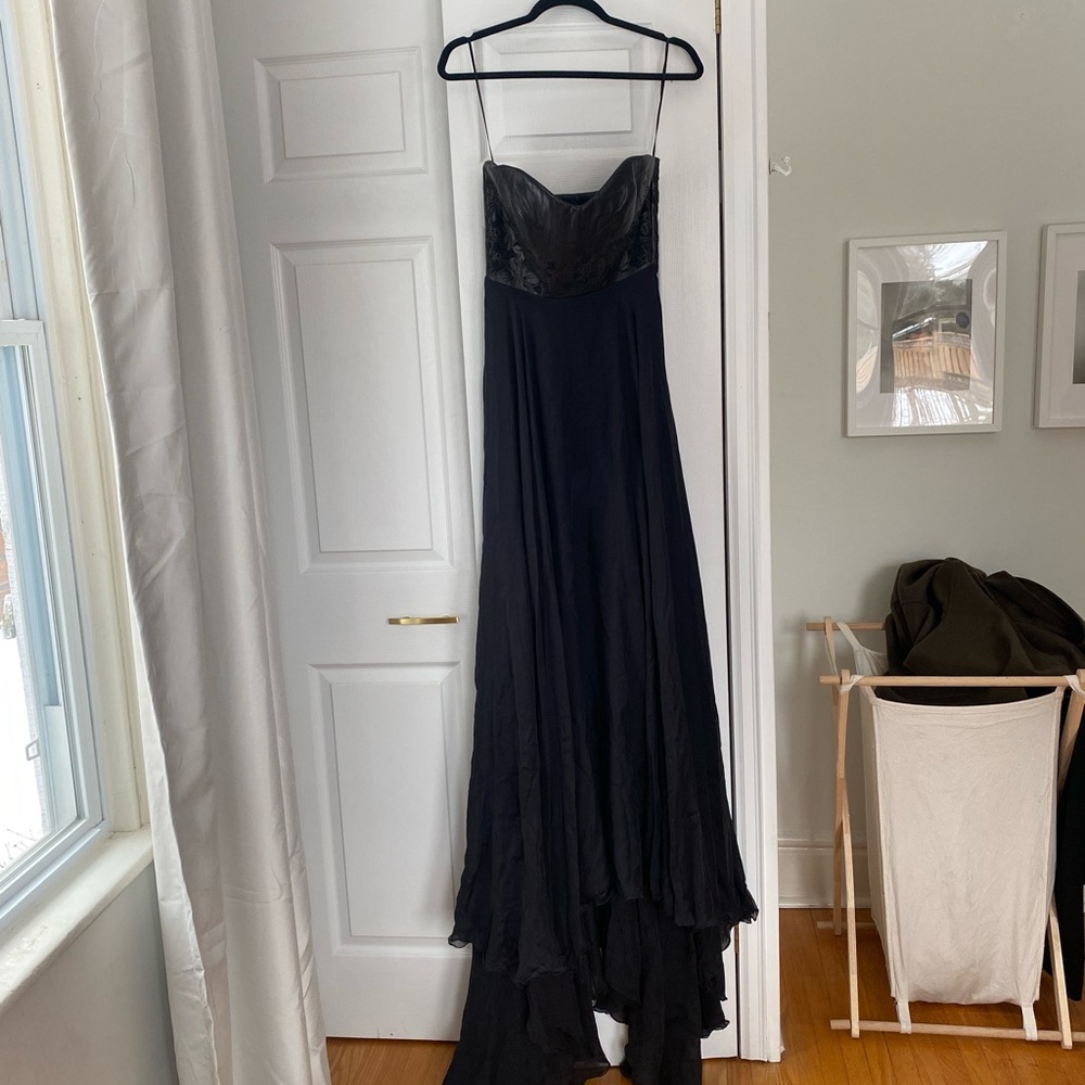 VAWK leather tube dress